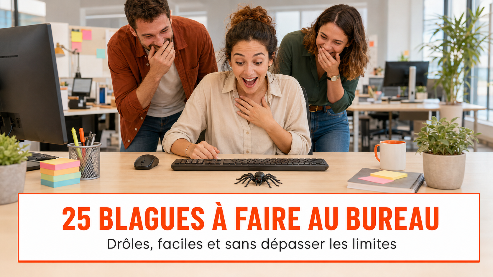 25 blagues à faire au bureau : faciles, drôles et sans risque
