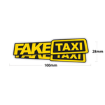 Autocollant Fake Taxi (×50) - Vignette | Farce & Attrape
