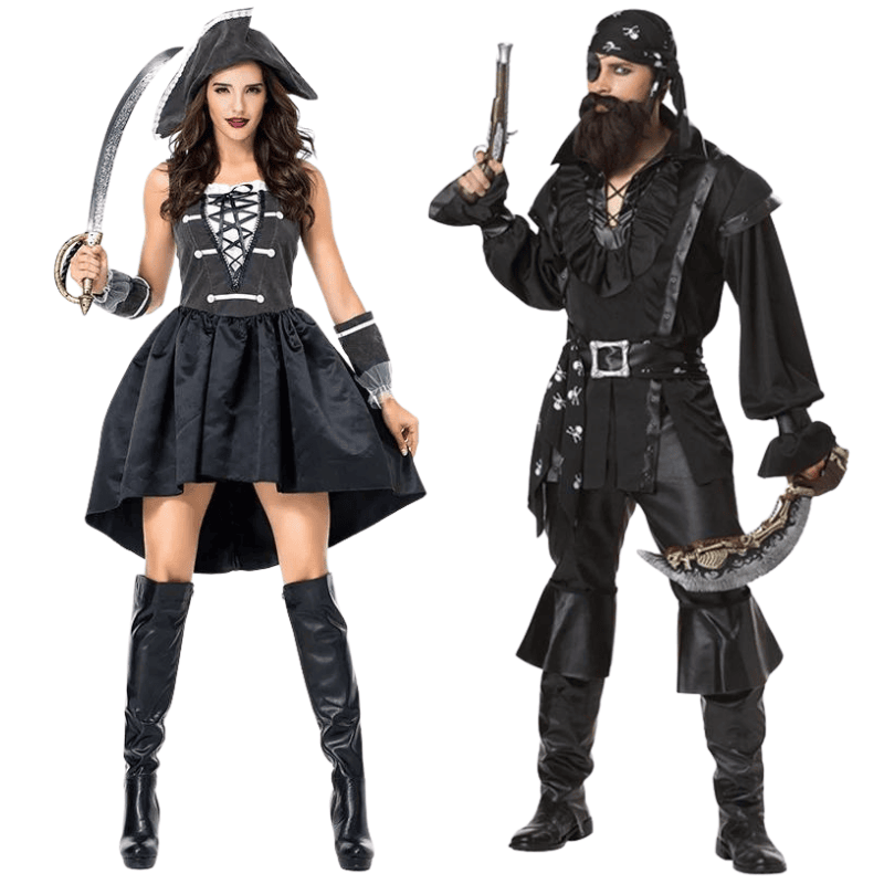 Disfraz de pirata para Halloween Broma y captura