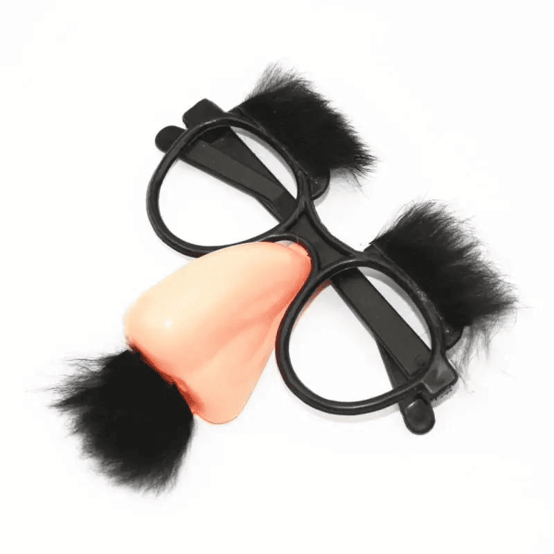 Masque clearance lunette moustache