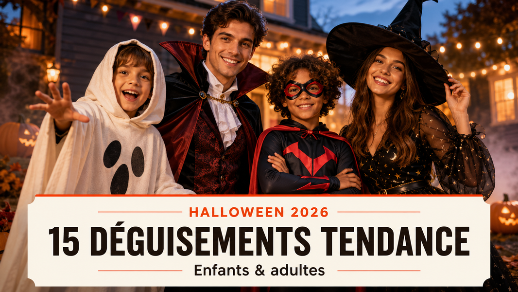 Déguisements Halloween tendance 2026 pour enfants et adultes