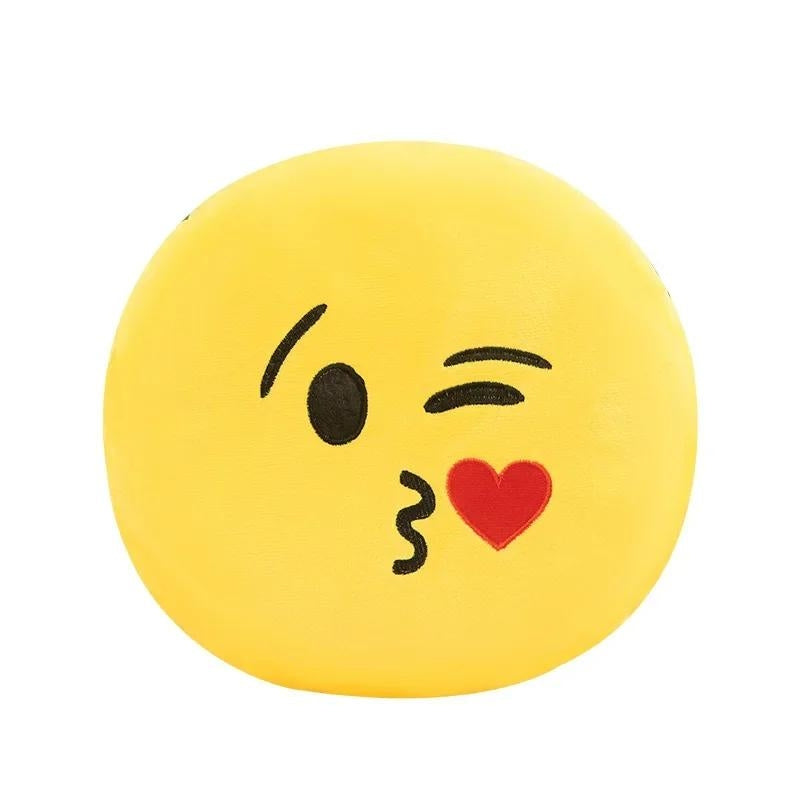 Coussin emoji bisous