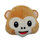 Coussin Emoji Singe - Vignette | Farce &amp; Attrape