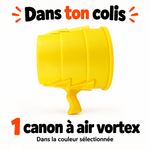 Canon à air vortex – La farce qui décoiffe - Vignette | Farce &amp; Attrape