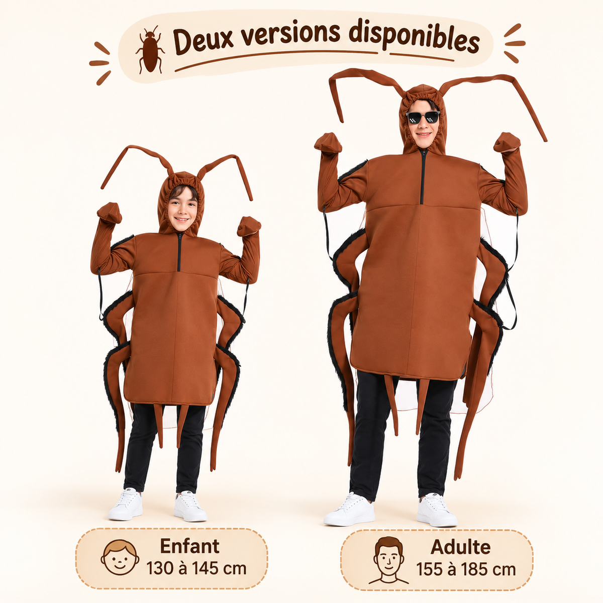 Déguisement cafard enfant et adulte