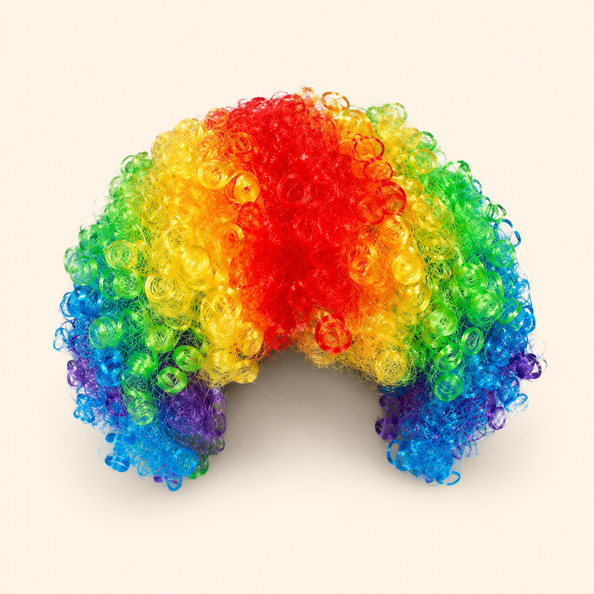 Perruque De Clown Arc En Ciel Pour Adultes Et Enfants – Cheveux De Costume Amusants, Accessoire