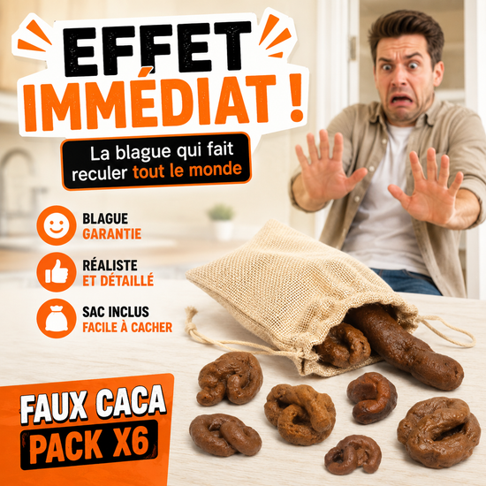 Faux Caca Réaliste x6 | Blague Visuelle Ultra Drôle