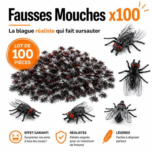 Fake Flies (×100) 