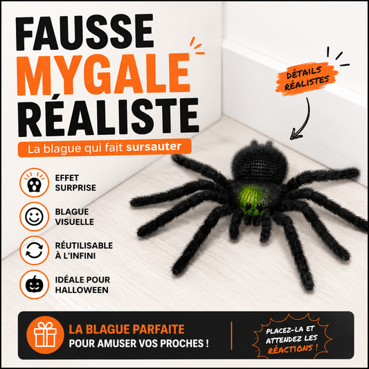 Fausse Mygale Réaliste | La Blague qui Fait Sursauter