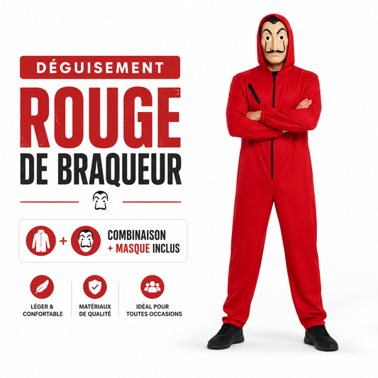 Déguisement Casa de Papel Rouge | Costume de Braqueur