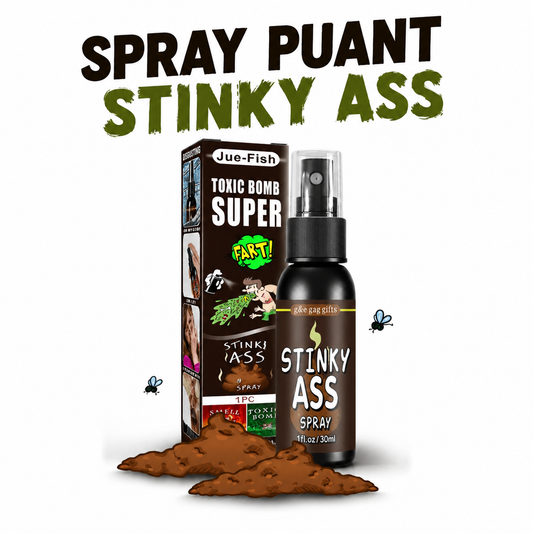 Spray Puant Stinky Ass | L’Arme Secrète des Blagues les Plus Dégueu !