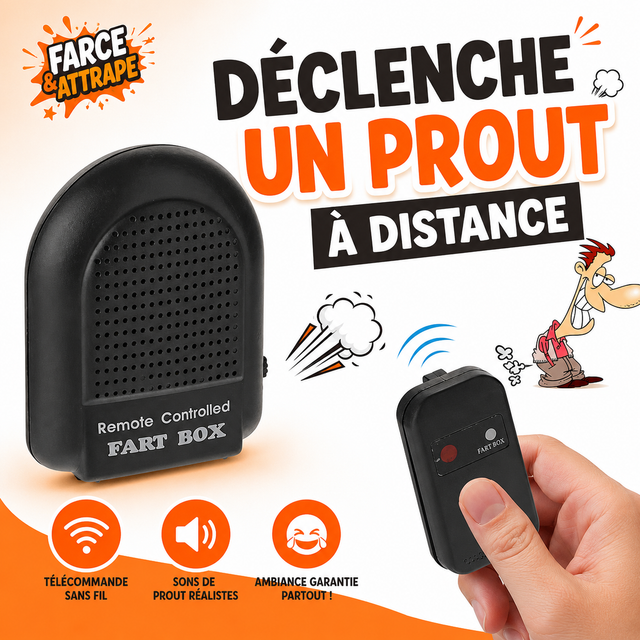 Coussin Péteur Télécommandé | Téléprout à Distance