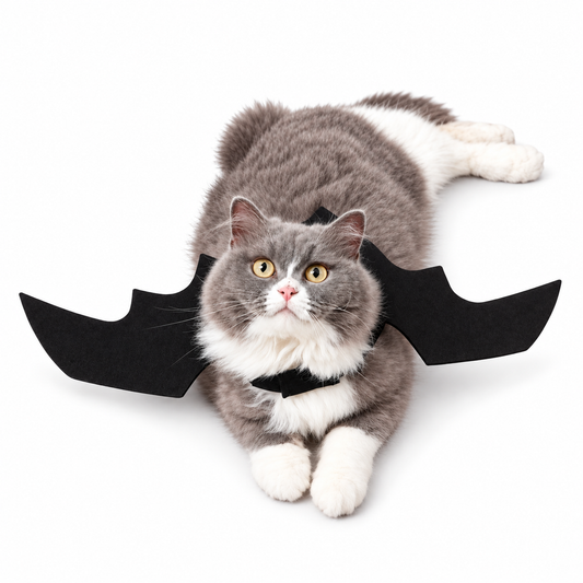 Déguisement Halloween pour Chat – Ailes de Chauve-Souris 🦇