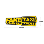 Autocollant Fake Taxi (×50) - Vignette | Farce &amp; Attrape