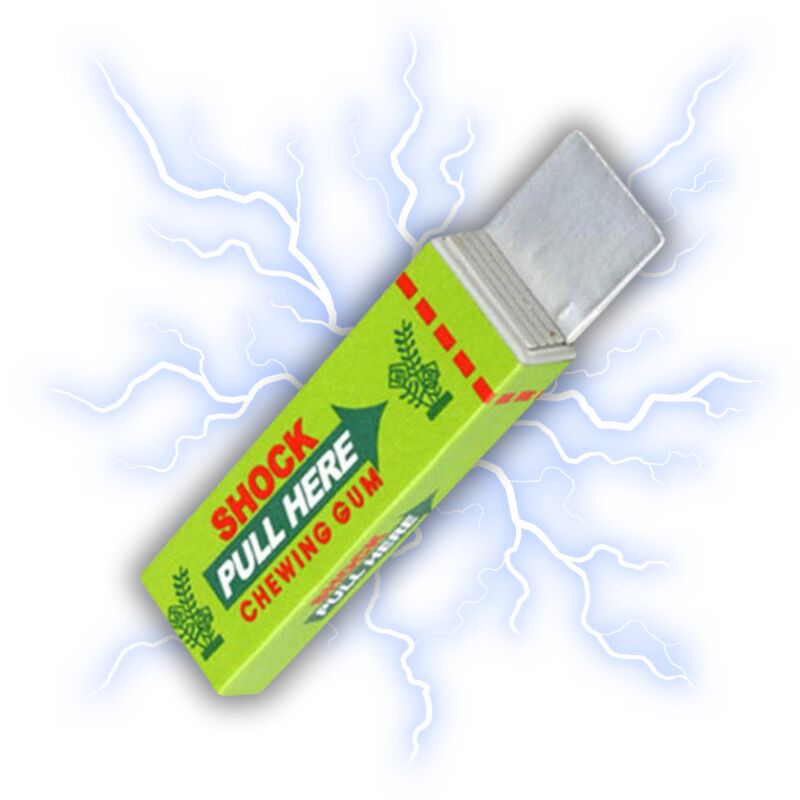 chewing gum électrique