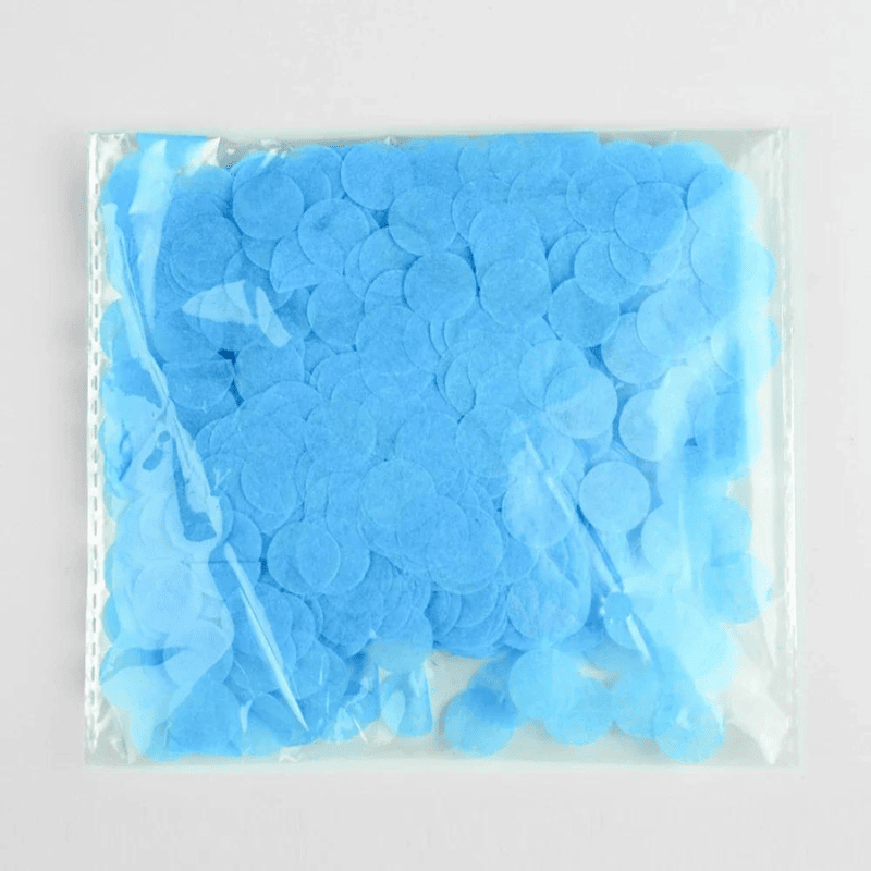 confettis bleus