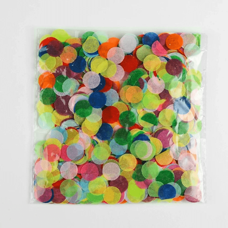 confettis multicolores