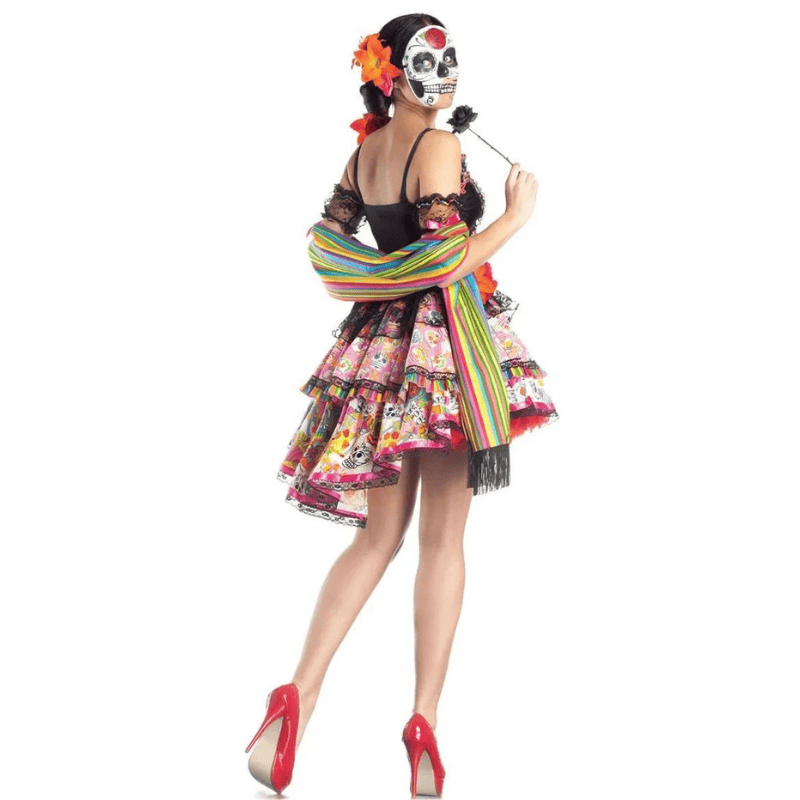 déguisement dia de los muertos femme