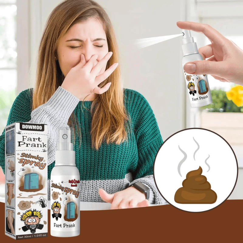 Spray Puant - 3 Bombes De 90ml, Odeur De Caca Pour Farces Et Attrapes, Halloween Et Fêtes